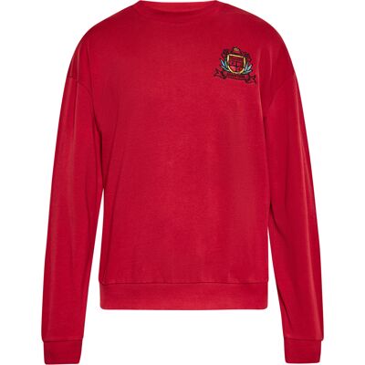 Mo Sweatshirt Heren wijnrood S Mo Sweatshirt Heren wijnrood S