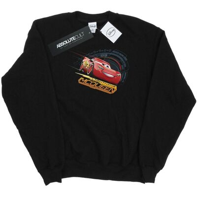 Disney Heren Cars Bliksem McQueen Sweatshirt (Zwart) 2XL Disney Heren Cars Bliksem McQueen Sweatshirt (Zwart) 2XL
