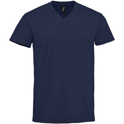 SOLS Heren Imperial V Hals T-shirt (Franse marine) 3XL SOLS Heren Imperial V Hals T-shirt (Franse marine) 3XL