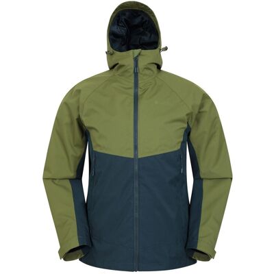 Mountain Warehouse Verge Extreme Waterdichte Jas - Groen - Maat: Regular/36 Mountain Warehouse Verge Extreme Waterdichte Jas - Groen - Maat: Regular/36