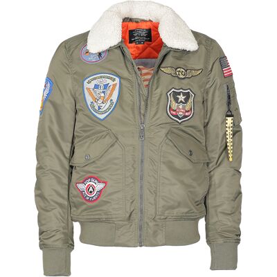 Top Gun bomberjack TG23005 met imitatiebontkraag M Top Gun bomberjack TG23005 met imitatiebontkraag M