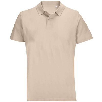 SOLS Pulse piqué poloshirt voor volwassenen, uniseks (Linnengoed) M SOLS Pulse piqué poloshirt voor volwassenen, uniseks (Linnengoed) M