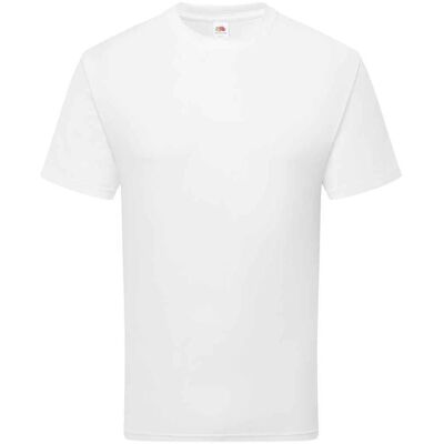 Fruit of the Loom Unisex Volwassen Katoenen T-Shirt - Wit XXL Fruit of the Loom Unisex Volwassen Katoenen T-Shirt - Wit XXL