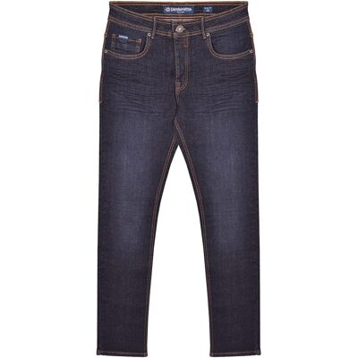 Lambretta Heren Stafford Slim Jeans (Donker Marine) 38 Lang Lambretta Heren Stafford Slim Jeans (Donker Marine) 38 Lang
