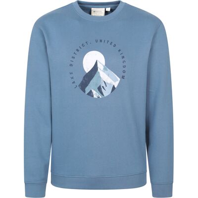 Mountain Warehouse Heren Regionaal District Lake Sweatshirt (Blauw) M Mountain Warehouse Heren Regionaal District Lake Sweatshirt (Blauw) M