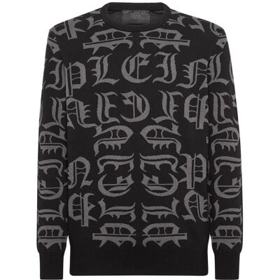 Philipp Plein Pullover Round Neck Ls Gothic Plein 4XL Philipp Plein Pullover Round Neck Ls Gothic Plein 4XL