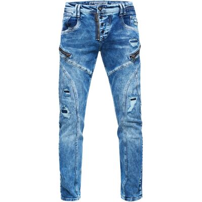 Rusty Neal Jeansbroek "MORI" slim fit (THE FINAL BOSS) 30/32 Rusty Neal Jeansbroek "MORI" slim fit (THE FINAL BOSS) 30/32