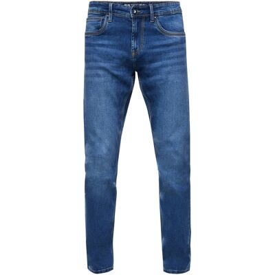 Rusty Neal Koningsblauwe gebruikte jeansbroek "MELVIN" Slim Fit katoen-stretch 33/30 Rusty Neal Koningsblauwe gebruikte jeansbroek "MELVIN" Slim Fit katoen-stretch 33/30