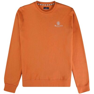 Aquascutum Active Small Logo Oranje Sweatshirt S Aquascutum Active Small Logo Oranje Sweatshirt S