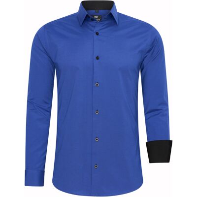 Rusty Neal Zakelijk overhemd S - 6XL Slim Fit Premium Katoen-Stretch 2XL Rusty Neal Zakelijk overhemd S - 6XL Slim Fit Premium Katoen-Stretch 2XL