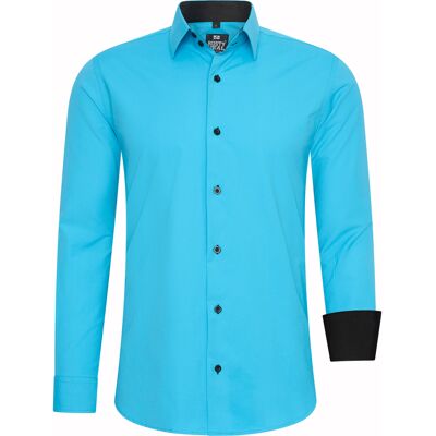 Rusty Neal Zakelijk overhemd S - 6XL Slim Fit Premium Katoen-Stretch 2XL Rusty Neal Zakelijk overhemd S - 6XL Slim Fit Premium Katoen-Stretch 2XL