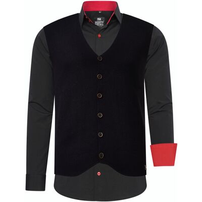 Rusty Neal Tweedelig pak met overhemd en vest XL Rusty Neal Tweedelig pak met overhemd en vest XL