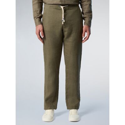 North Sails Breeze Linnen Broeken - Chino Pasvorm North Sails Breeze Linnen Broeken - Chino Pasvorm