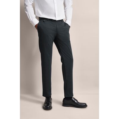 Bugatti Heren Slim Fit Donkergrijze Chino Broek Bugatti Heren Slim Fit Donkergrijze Chino Broek