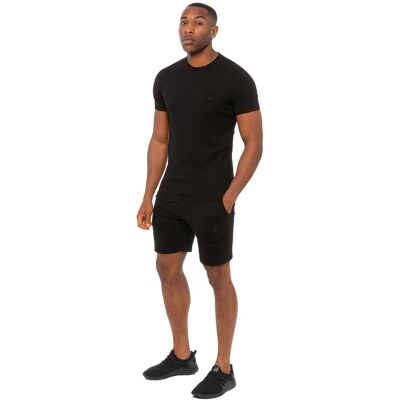 Enzo Heren Slim Fit T-shirt & Fleece Shorts Set L Enzo Heren Slim Fit T-shirt & Fleece Shorts Set L
