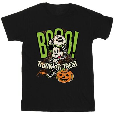 Disney Heren Boo Trick Or Treat Mickey Mouse Katoenen T-Shirt (Zwart) 2XL Disney Heren Boo Trick Or Treat Mickey Mouse Katoenen T-Shirt (Zwart) 2XL