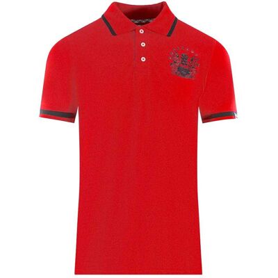 Aquascutum Unisex Volwassen Aldis Tipped Poloshirt (Rood) S Aquascutum Unisex Volwassen Aldis Tipped Poloshirt (Rood) S