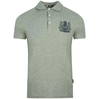 Aquascutum Unisex Volwassen Aldis Borstlogo Polo Shirt (Grijs) S Aquascutum Unisex Volwassen Aldis Borstlogo Polo Shirt (Grijs) S