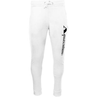Aquascutum Heren Joggingbroek met logo (Wit) L Aquascutum Heren Joggingbroek met logo (Wit) L