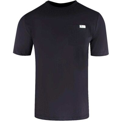 Aquascutum Heren Logo Borstzak T-Shirt (Zwart) XL Aquascutum Heren Logo Borstzak T-Shirt (Zwart) XL
