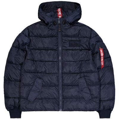 alpha industries Hooded Puffer Alpha Faux Down Winter Jacket S alpha industries Hooded Puffer Alpha Faux Down Winter Jacket S