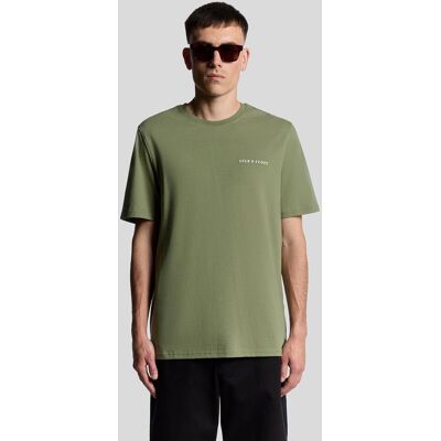 Lyle & Scott Script Logo Katoenen Rundhals T-shirt - Groen XS Lyle & Scott Script Logo Katoenen Rundhals T-shirt - Groen XS