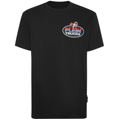 Philipp Plein Round Neck T-Shirt Plein Trucks Bulldog M Philipp Plein Round Neck T-Shirt Plein Trucks Bulldog M
