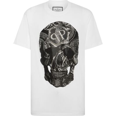 Philipp Plein T-Shirt Ronde Hals Snake 5XL Philipp Plein T-Shirt Ronde Hals Snake 5XL