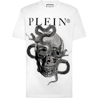 Philipp Plein T-Shirt Ronde Hals Snake 5XL Philipp Plein T-Shirt Ronde Hals Snake 5XL