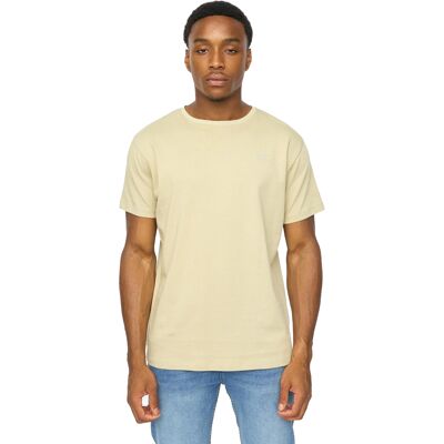 Duck and Cover Heren Trimlines Zware T-Shirt (Licht Salie) XL Duck and Cover Heren Trimlines Zware T-Shirt (Licht Salie) XL