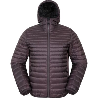 Mountain Warehouse Heren Hybrid Extreme Featherweight Dons Gevoerde Hoodie Jas (Donkerbruin) L Mountain Warehouse Heren Hybrid Extreme Featherweight Dons Gevoerde Hoodie Jas (Donkerbruin) L