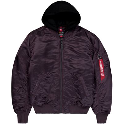 alpha industries MA-1 Zip Hood Back Embroidery Bomber Jacket S alpha industries MA-1 Zip Hood Back Embroidery Bomber Jacket S