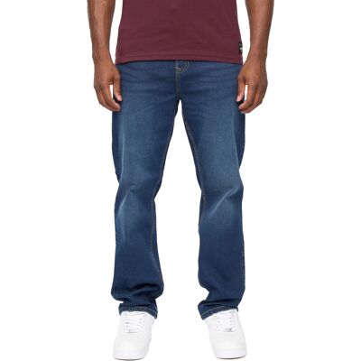Crosshatch Heren Detendu Relaxed Fit Jeans (Donkere wasbeurt) 32N Crosshatch Heren Detendu Relaxed Fit Jeans (Donkere wasbeurt) 32N