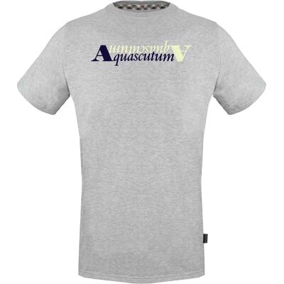 Aquascutum Heren Reflecterend Logo T-Shirt (Grijs) S Aquascutum Heren Reflecterend Logo T-Shirt (Grijs) S