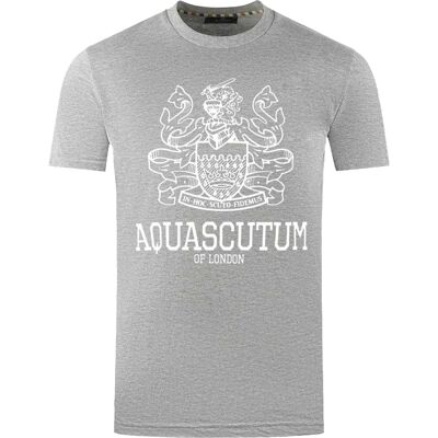 Aquascutum Heren Londen Aldis Vet Logo T-Shirt (Grijs) M Aquascutum Heren Londen Aldis Vet Logo T-Shirt (Grijs) M