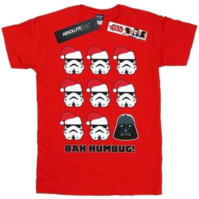 Star Wars Heren Kerstmis Humbug T-Shirt (Rood) 2XL Star Wars Heren Kerstmis Humbug T-Shirt (Rood) 2XL