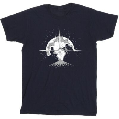 Star Wars Heren Obi-Wan Kenobi Saber Silhouette Fight T-Shirt (Marineblauw) 5XL Star Wars Heren Obi-Wan Kenobi Saber Silhouette Fight T-Shirt (Marineblauw) 5XL