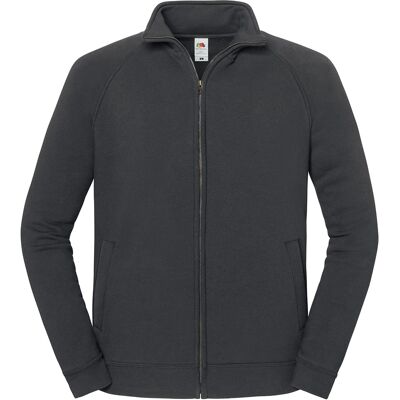 Fruit of the Loom Unisex Sweatjack voor volwassenen (Licht Grafiet) XL Fruit of the Loom Unisex Sweatjack voor volwassenen (Licht Grafiet) XL