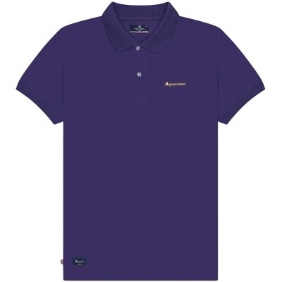 Aquascutum Active Katoenen Poloshirt Met Sneldrogende Eigenschappen (dry-fit) In Paars XL Aquascutum Active Katoenen Poloshirt Met Sneldrogende Eigenschappen (dry-fit) In Paars XL