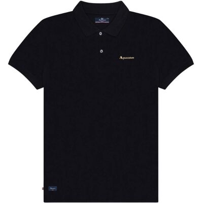 Aquascutum Active Katoenen Poloshirt Met Sneldrogende Eigenschappen, Zwart L Aquascutum Active Katoenen Poloshirt Met Sneldrogende Eigenschappen, Zwart L