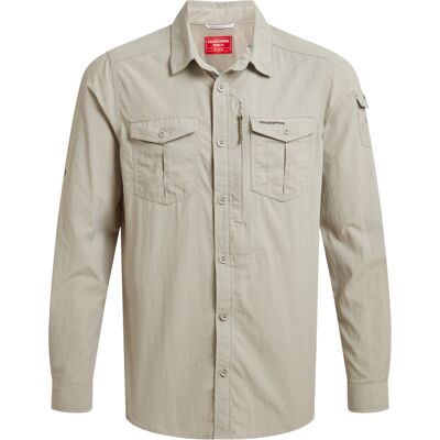 Craghoppers Adventure III Nosilife Lange Mouwen Shirt - Grijs - Maat: 40/Regular Craghoppers Adventure III Nosilife Lange Mouwen Shirt - Grijs - Maat: 40/Regular