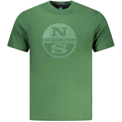 North Sails Verde Katoenen T-shirt voor Mannen 3XL North Sails Verde Katoenen T-shirt voor Mannen 3XL