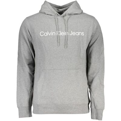 Calvin Klein Grigio Katoenen Heren Sweatshirt XL Calvin Klein Grigio Katoenen Heren Sweatshirt XL