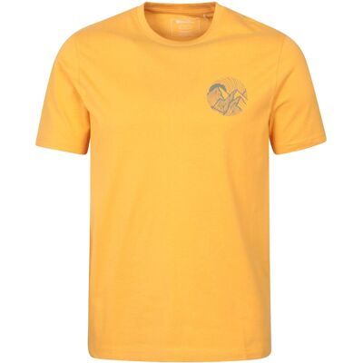 Mountain Warehouse Heren Organic Valley T-Shirt (Helder geel) 2XL Mountain Warehouse Heren Organic Valley T-Shirt (Helder geel) 2XL