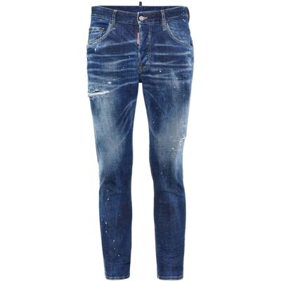 Dsquared2 Skater Destroyed Denim Slim Fit Jeans IT 48 Dsquared2 Skater Destroyed Denim Slim Fit Jeans IT 48
