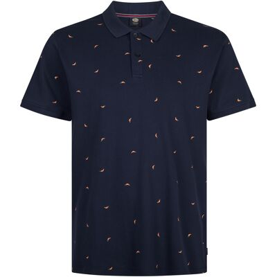 Petrol Industries - Heren Plus Size polo met korte mouwen Chassis - Blauw 6XL Petrol Industries - Heren Plus Size polo met korte mouwen Chassis - Blauw 6XL