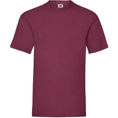 Fruit of the Loom Heren Valueweight T-Shirt (Bourgondië) 3XL Fruit of the Loom Heren Valueweight T-Shirt (Bourgondië) 3XL