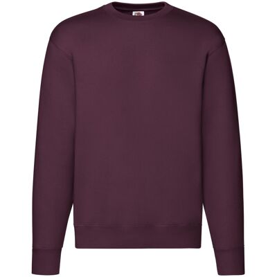 Fruit of the Loom Heren Premium Ingelegd Sweatshirt (Bourgondië) S Fruit of the Loom Heren Premium Ingelegd Sweatshirt (Bourgondië) S