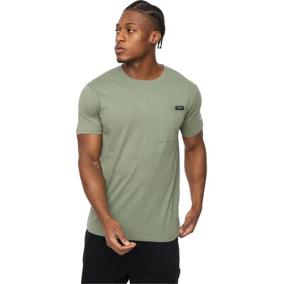 Crosshatch Mannen Portville Everyday T-Shirt (Olijfgroen) S Crosshatch Mannen Portville Everyday T-Shirt (Olijfgroen) S