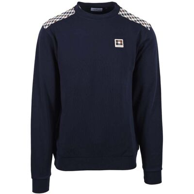 AQUASCUTUM LAMINA CREWNECK SWEATSHIRT NAVY XL AQUASCUTUM LAMINA CREWNECK SWEATSHIRT NAVY XL